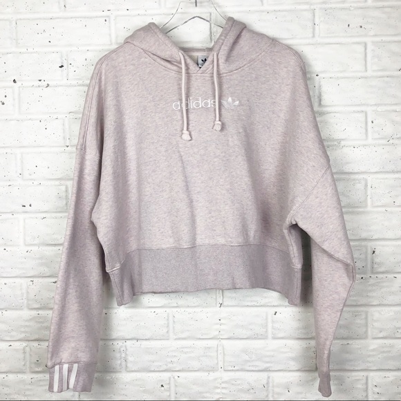 adidas Tops - ADIDAS Cropped Hooded sweatshirt | box fit